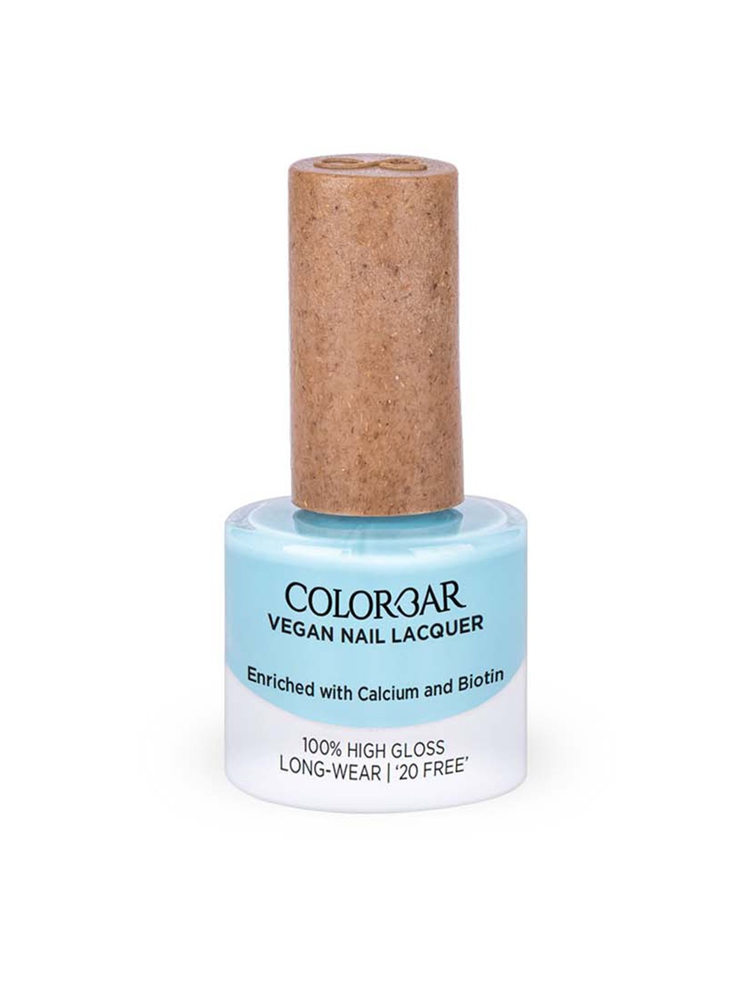 

Colorbar Vegan 100% High Gloss Long Wear Nail Lacquer with Calcium & Biotin- Blu It On 121, Blue
