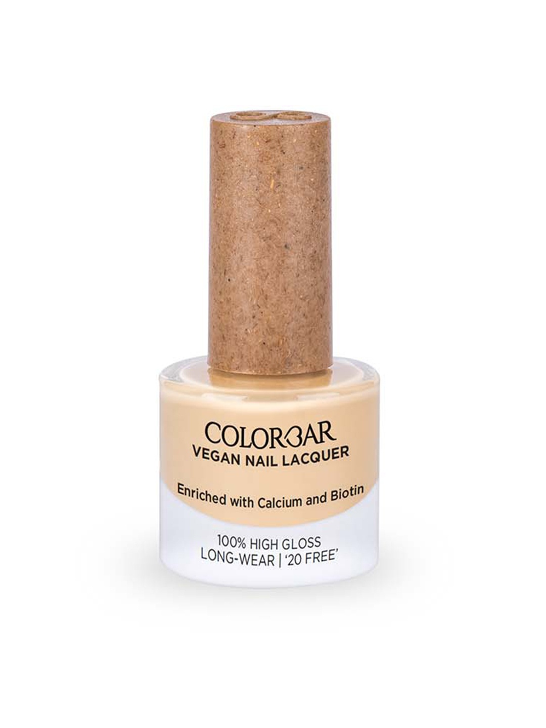 

Colorbar 100% High Gloss Long Wear Vegan Nail Lacquer with Calcium & Biotin 8 ml - The Foundation 265, Nude