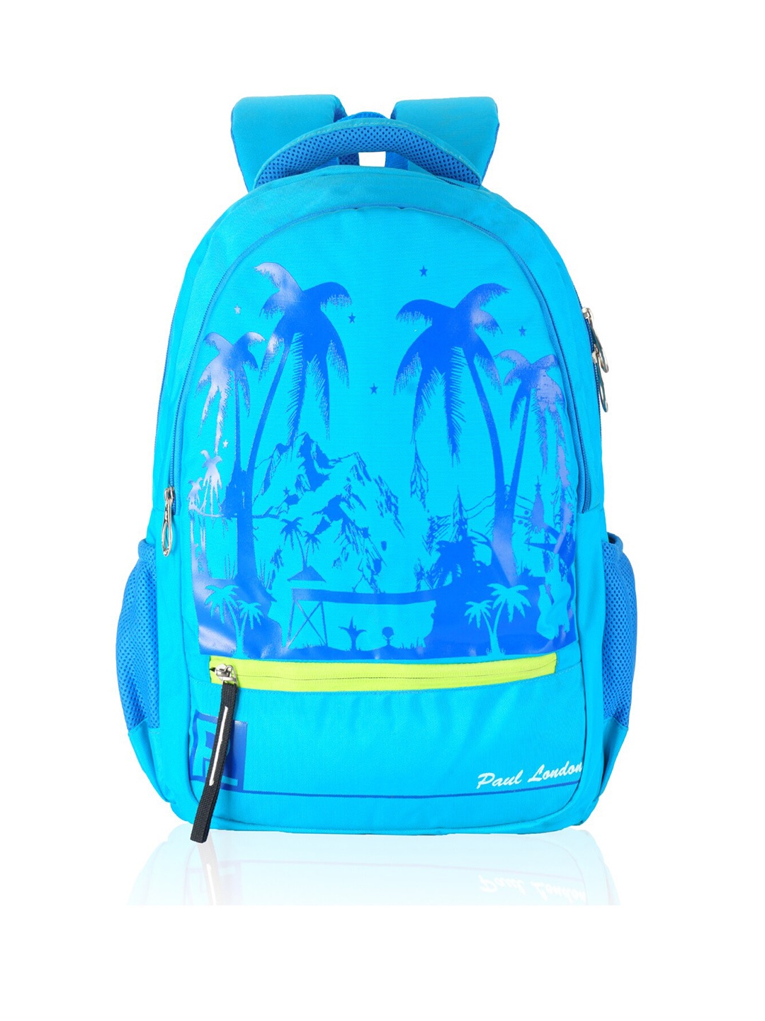 

PAUL LONDON Unisex Blue Graphic Backpack