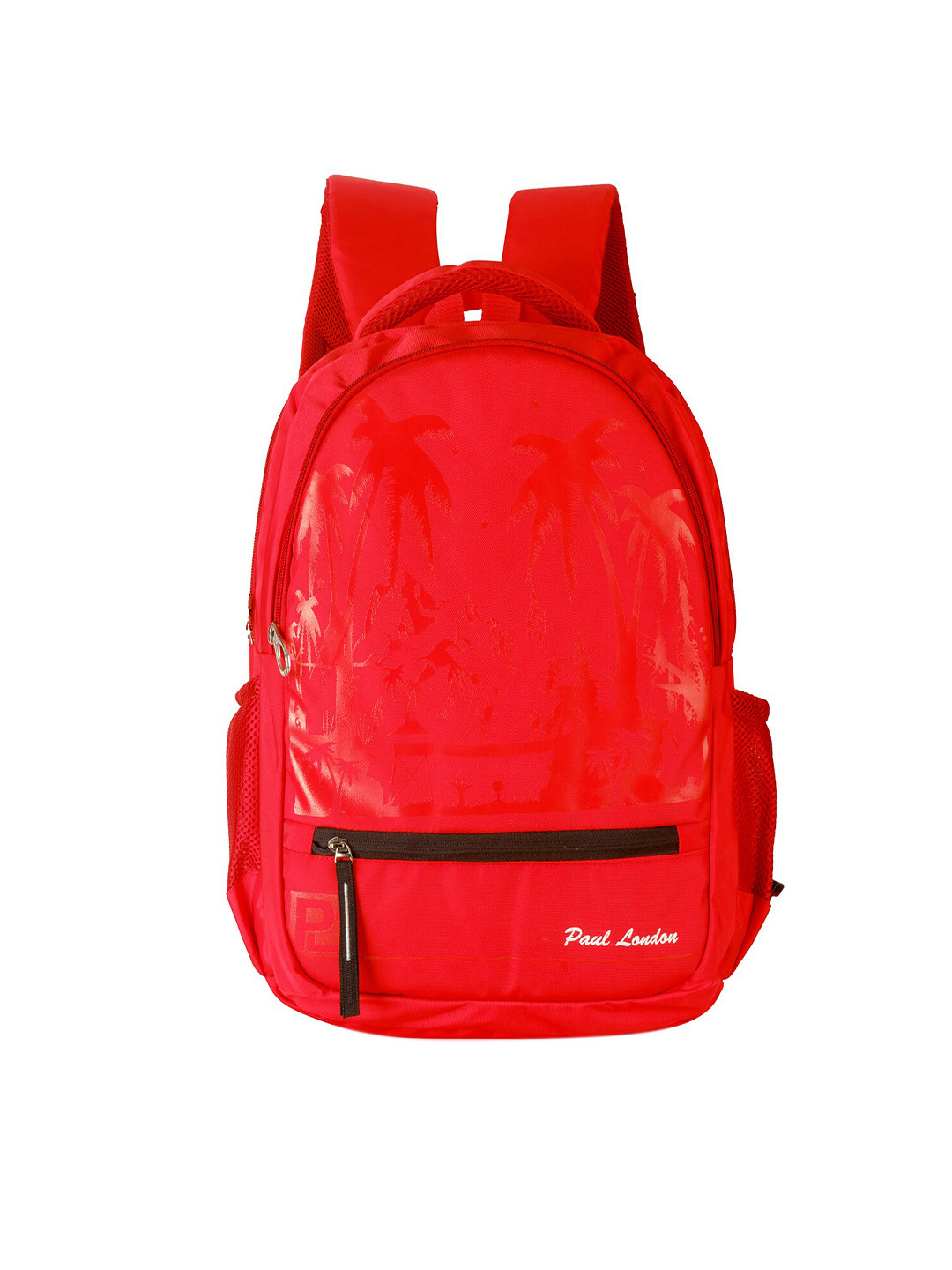 

PAUL LONDON Unisex Red Laptop Backpack