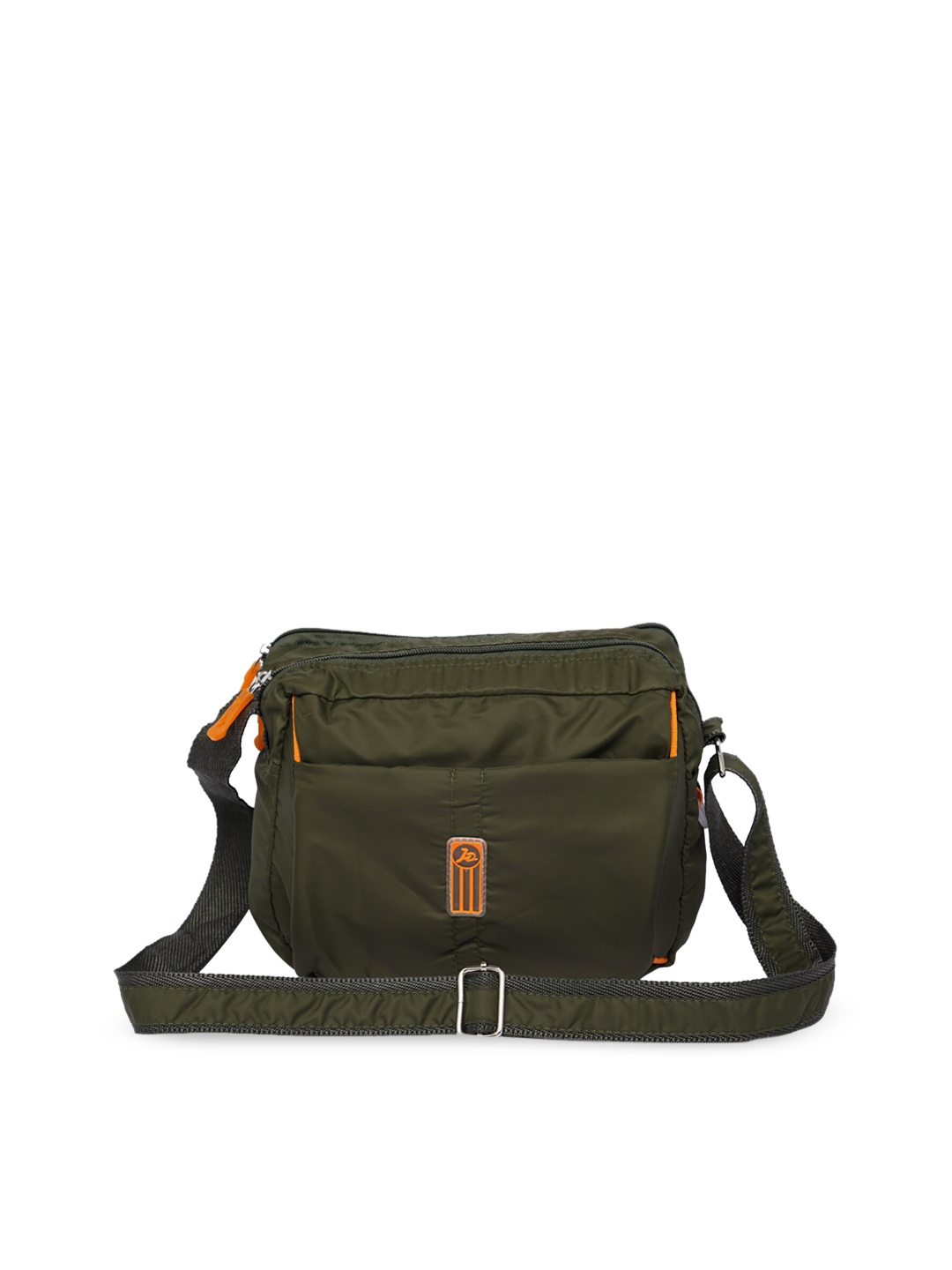 

NFI essentials Unisex Green Solid Messenger Bag