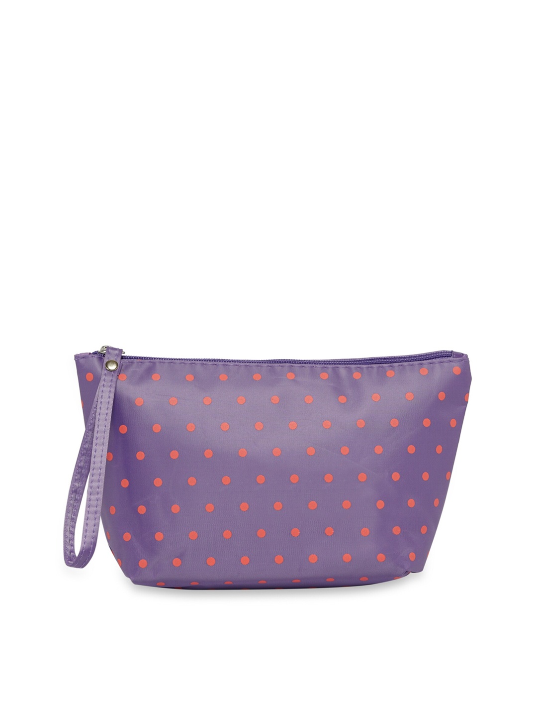 

NFI essentials Women Purple Polka Dot Printed Makeup Pouch