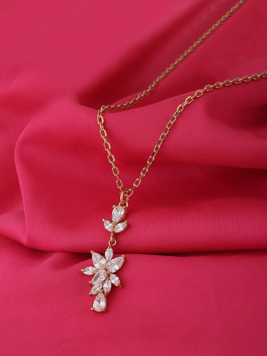 

Carlton London Rose Gold-Plated Brass Necklace