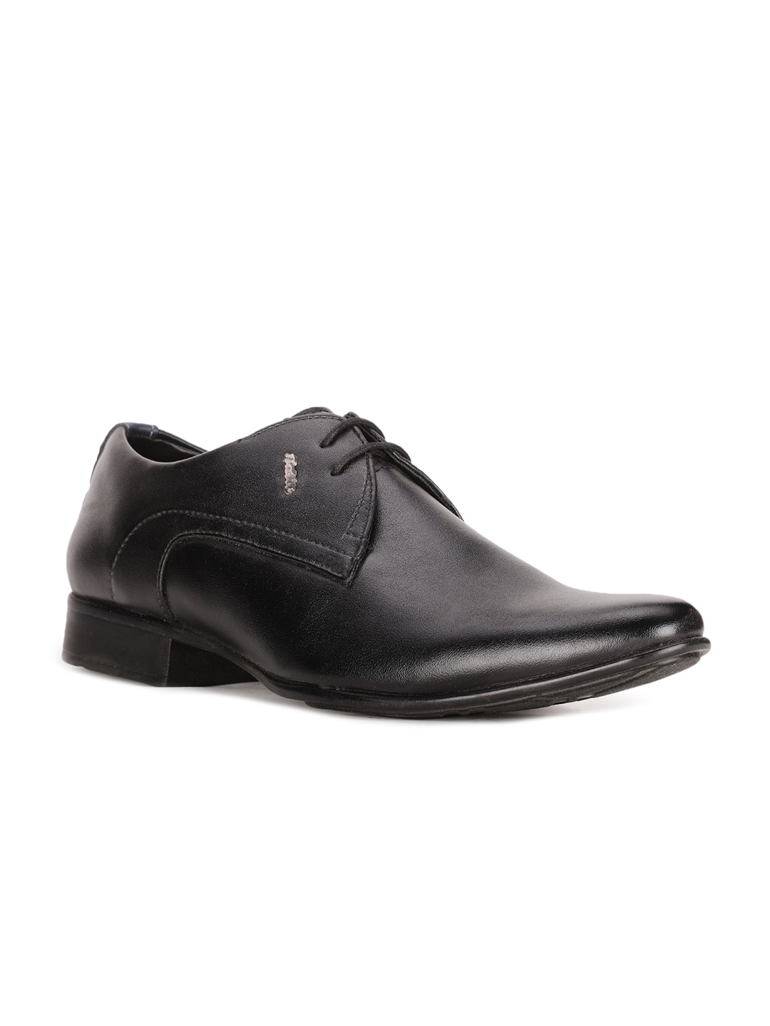 

Bata Men Black Solid Formal Derbys