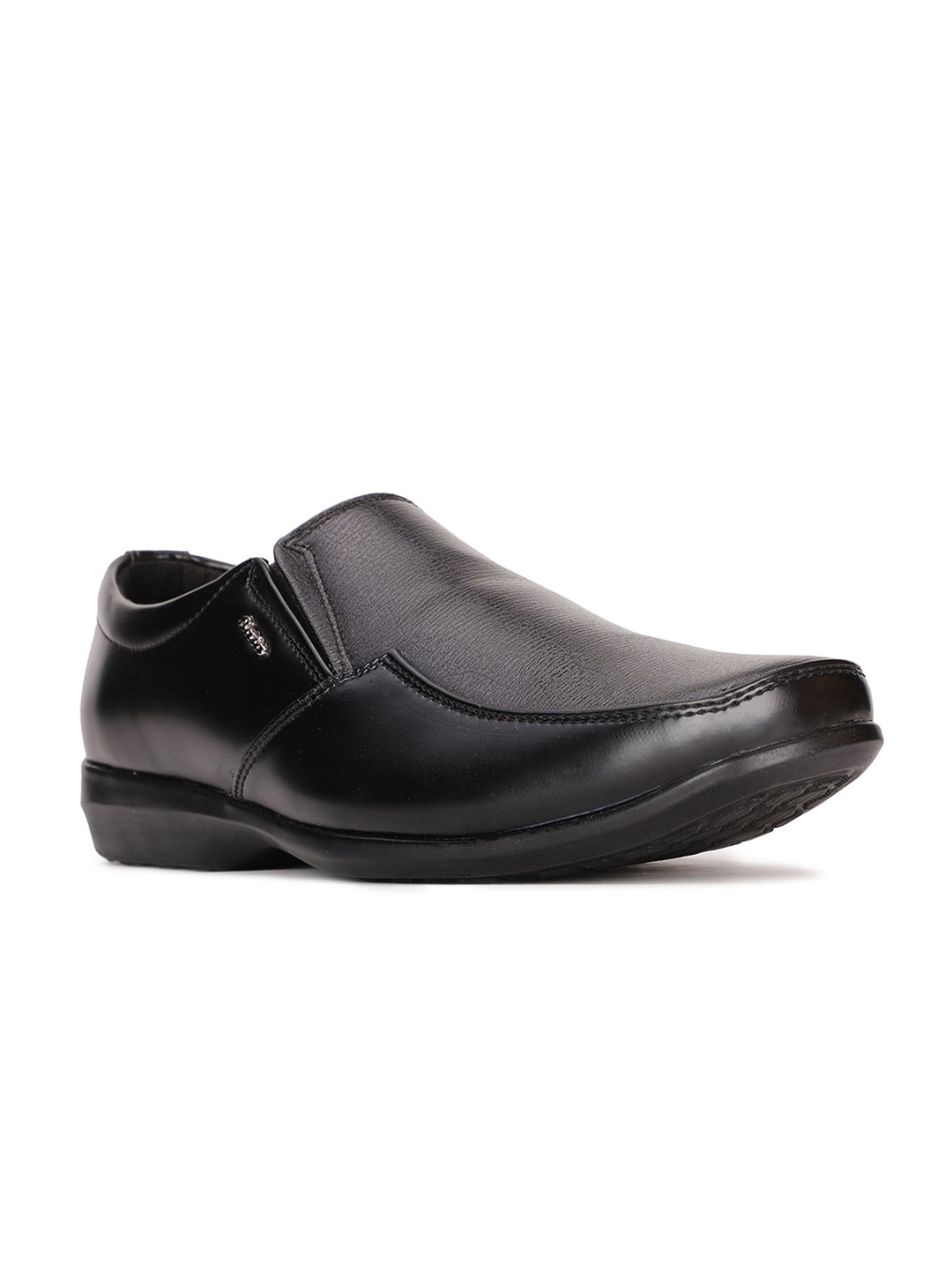 

Bata Men Black Solid Synthetic Formal Slip-On Shoe