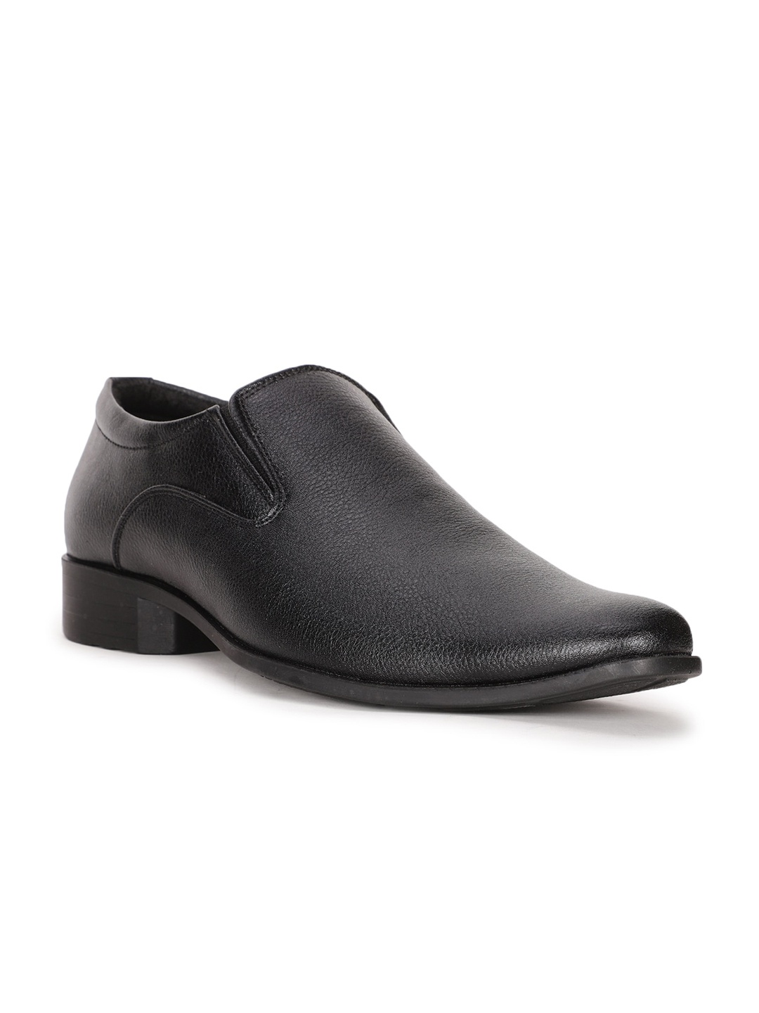 

Bata Men Black Solid Slip-Ons Formal Shoes