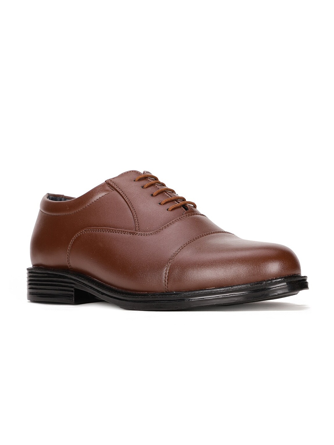 

Bata Men Brown Solid Formal Oxfords
