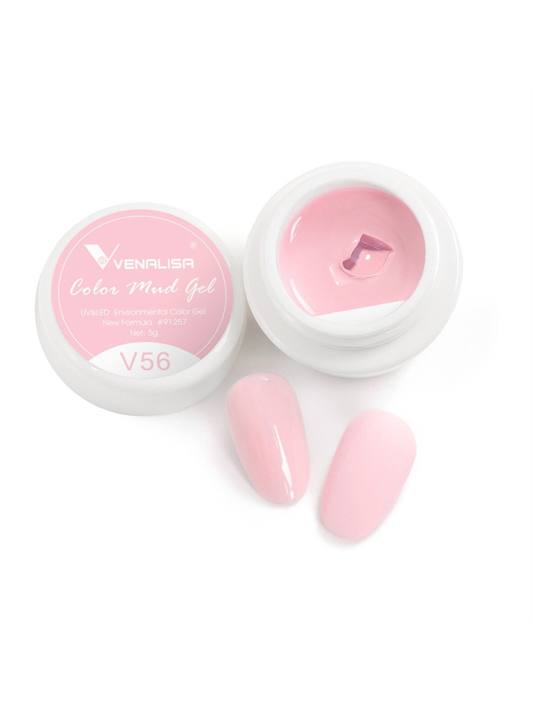 

VENALISA Color Mud UV & Led Gel Nail Polish 5 g - V56, Pink