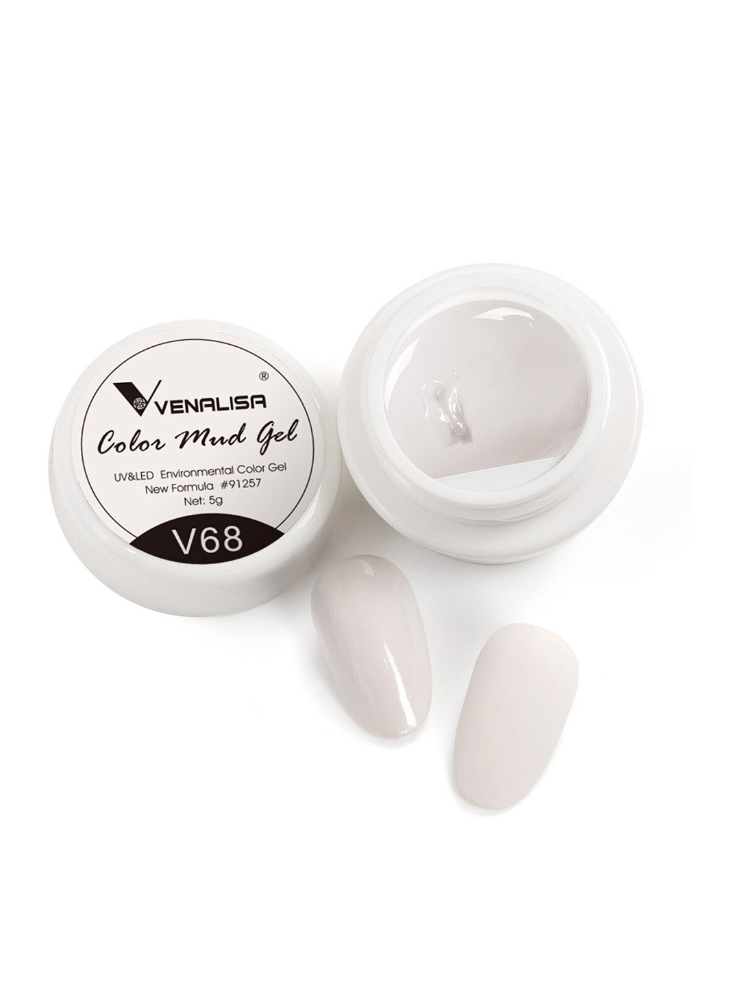 

VENALISA Color Mud UV & Led Gel Nail Polish 5 g - V68, White