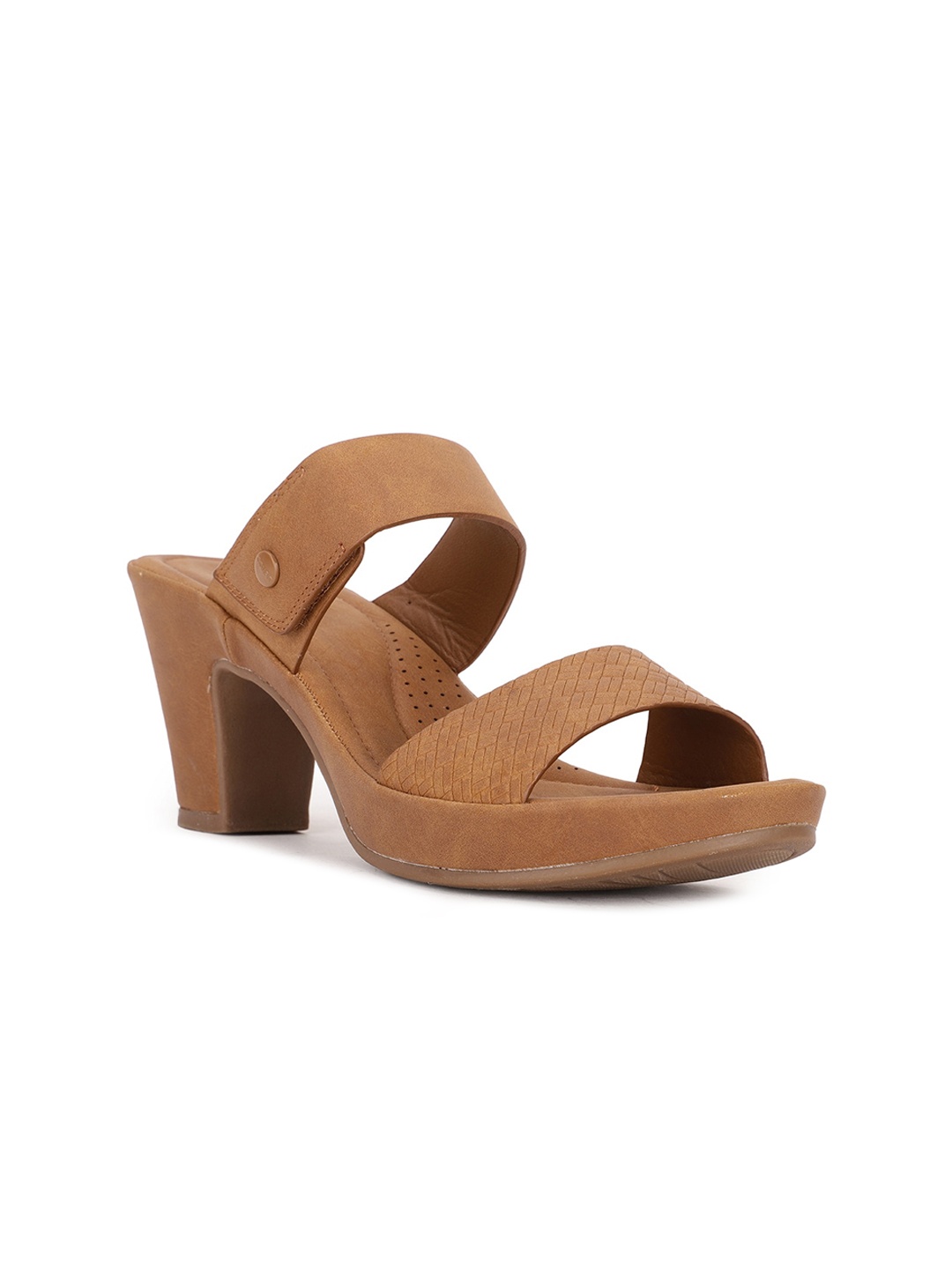 

Bata Women Brown Block Heels