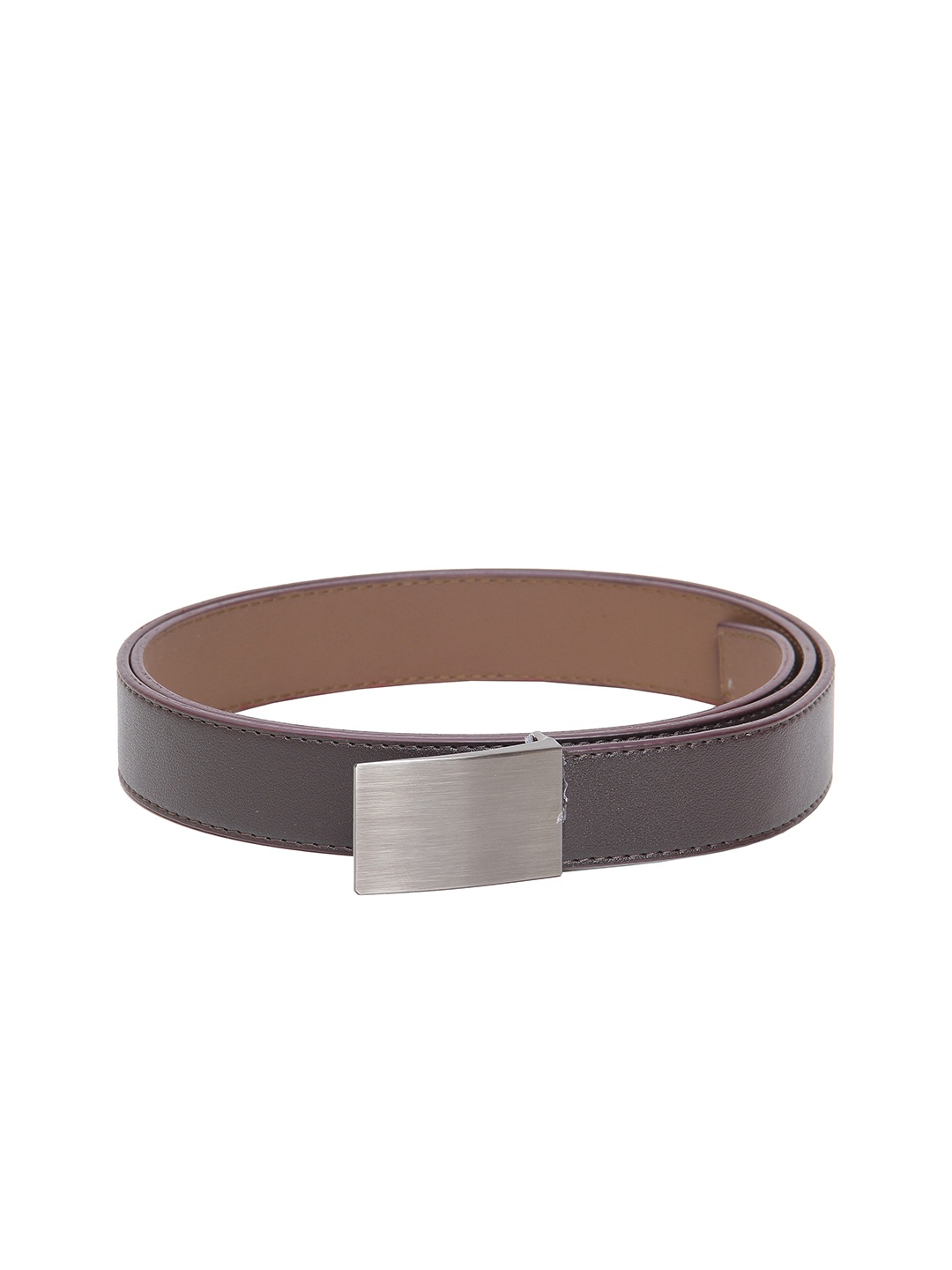 

Calvadoss Men Brown Textured PU Belt