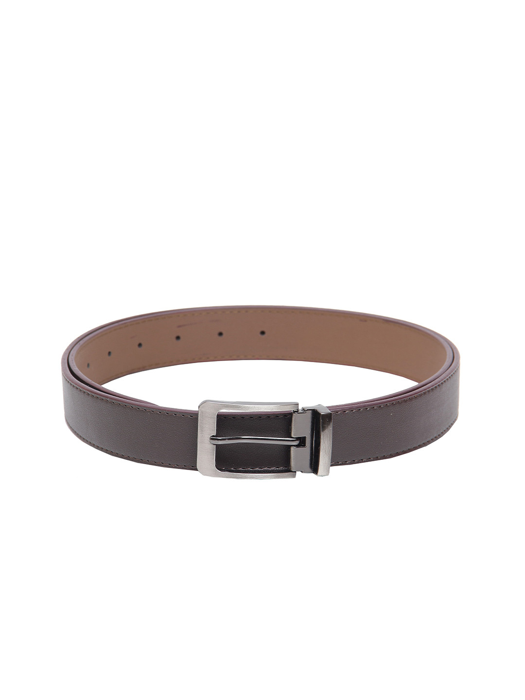 

Calvadoss Men Brown Textured PU Belt