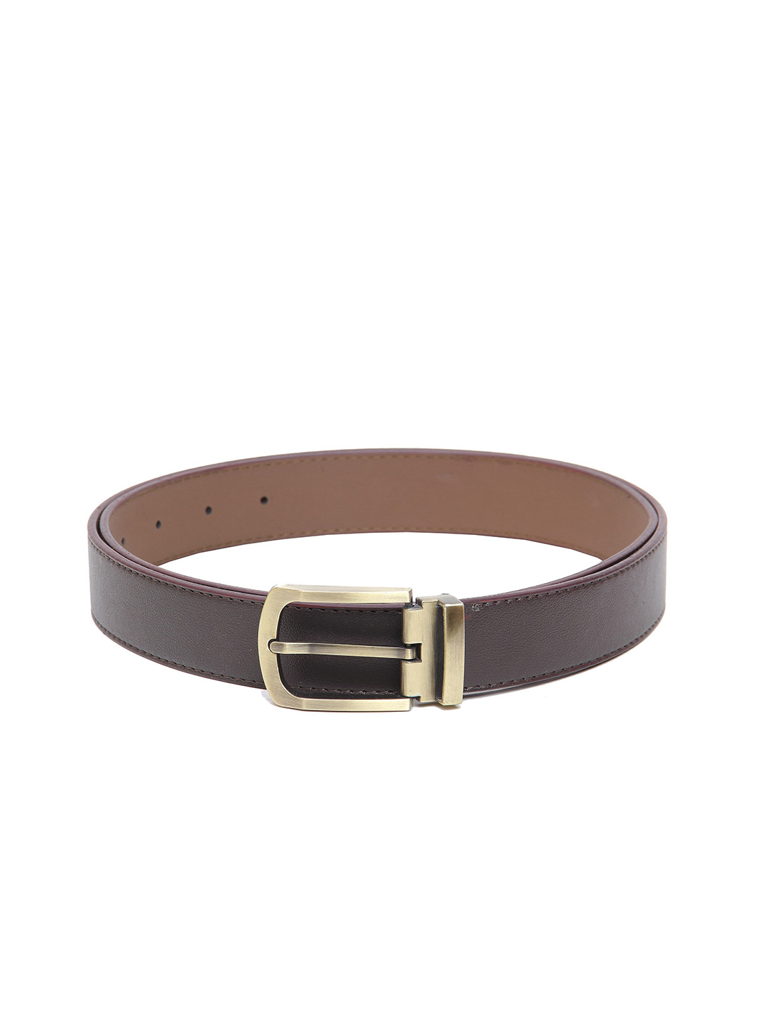 

Calvadoss Men Brown Textured PU Belt
