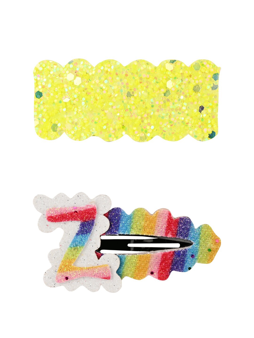 

Aye Candy Girls Yellow & Blue Set of 2 Tic Tac Hair Clip