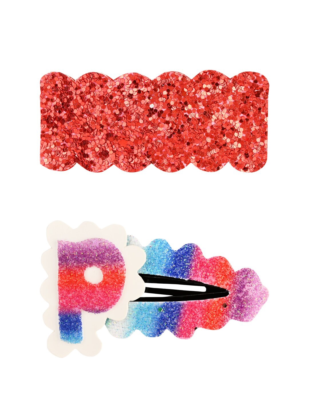 

Aye Candy Girls Multicoloured Set of 2 Embellished Tic Tac Hair Clip, Multi