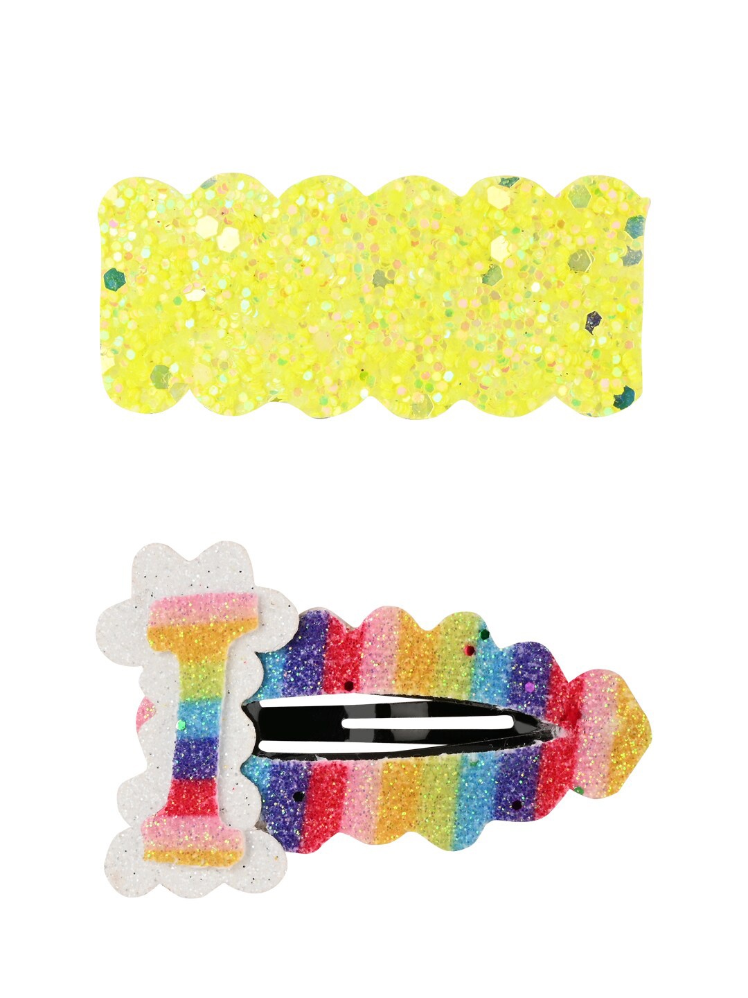 

Aye Candy Girls Blue & Yellow Set of 2 Tic Tac Hair Clip, Multi