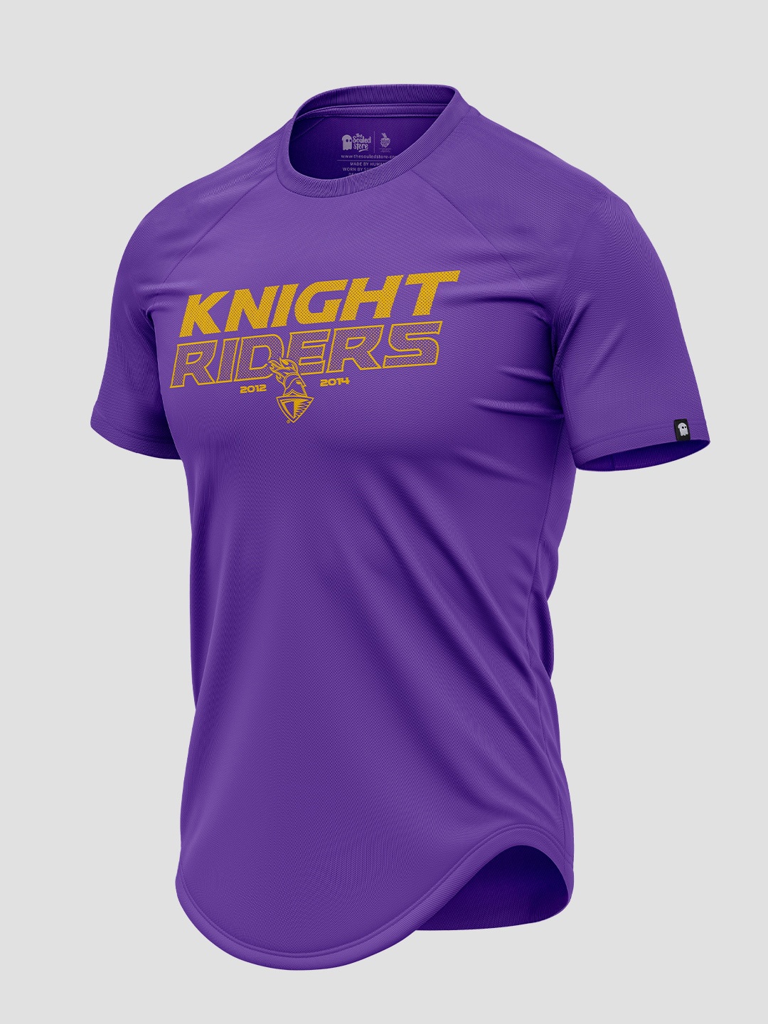

The Souled Store Men Purple Typography Pure Cotton Printed T-shirt