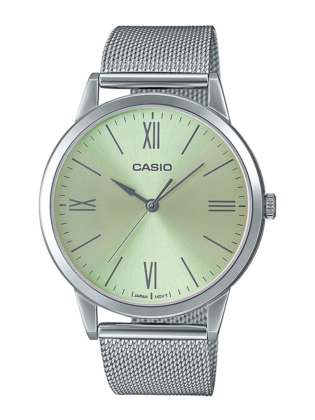 

CASIO Men Dial & Stainless Steel Bracelet Style Analogue Watch A2010, Green