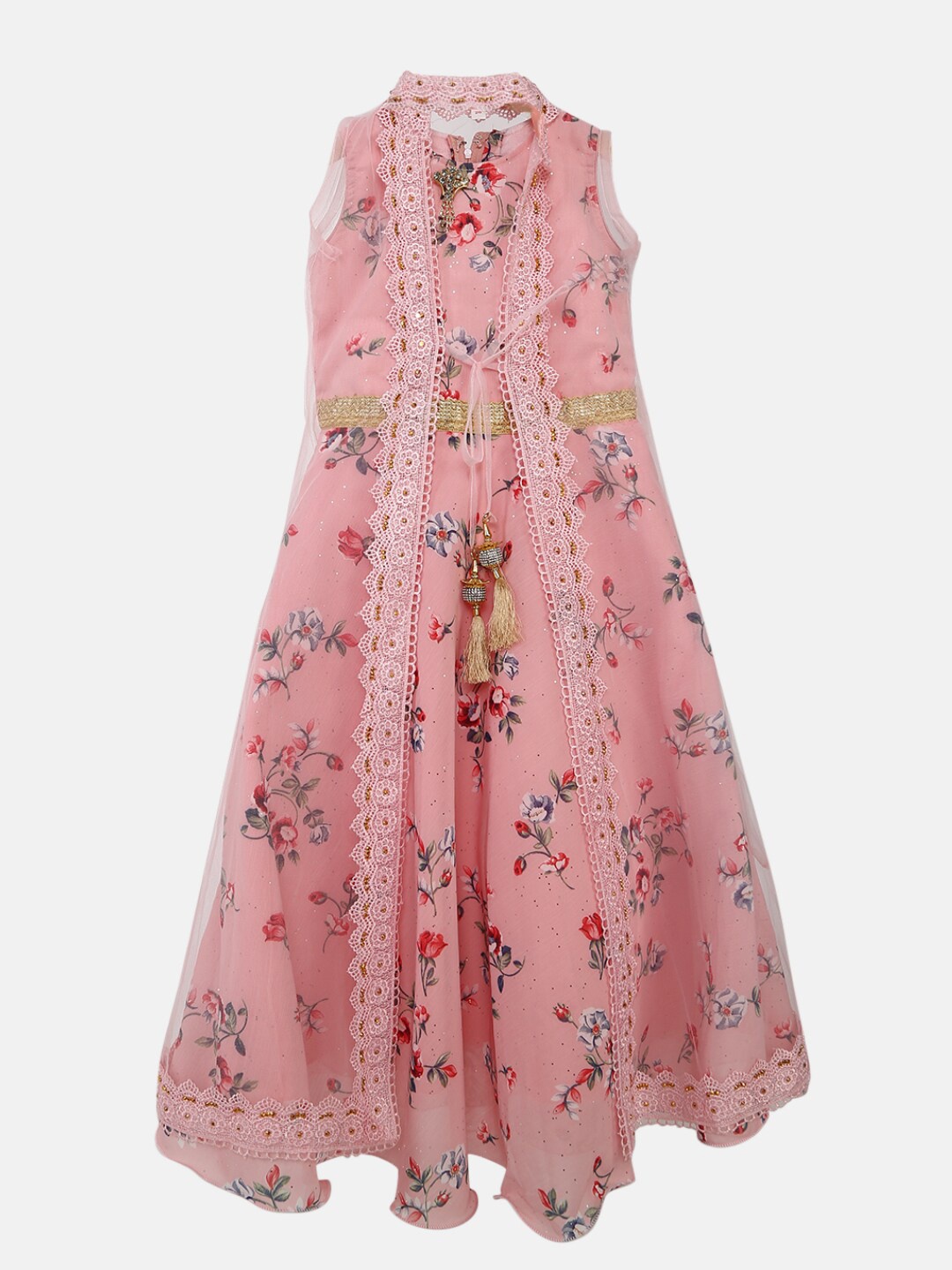 

V-Mart Pink Floral Maxi Dress