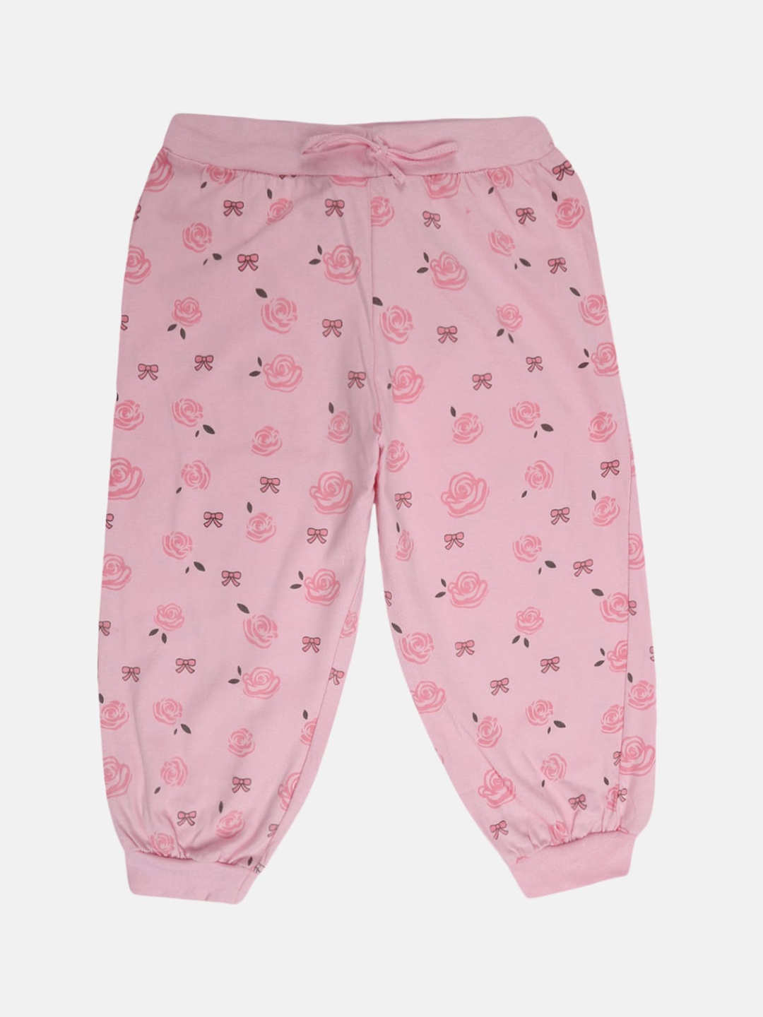 

V-Mart Girls Pink Conversational Printed Shorts