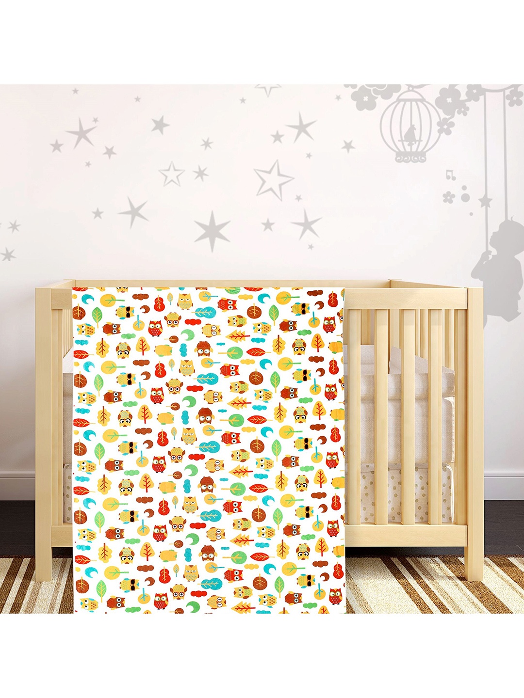 

Baby Moo Kids Green 210 GSM Single Printed Heavy Winter Bed Blanket
