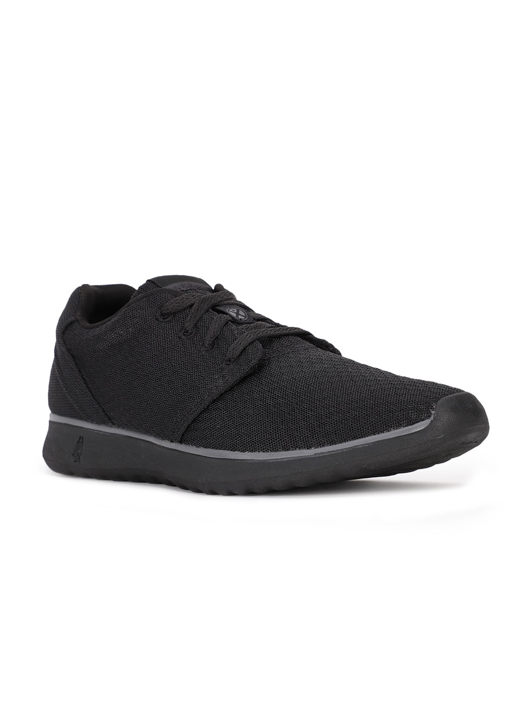

Hush Puppies Men Black Textured Sneakers
