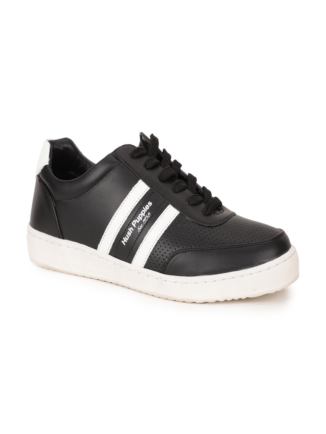 

Hush Puppies Men Black Colourblocked Sneakers