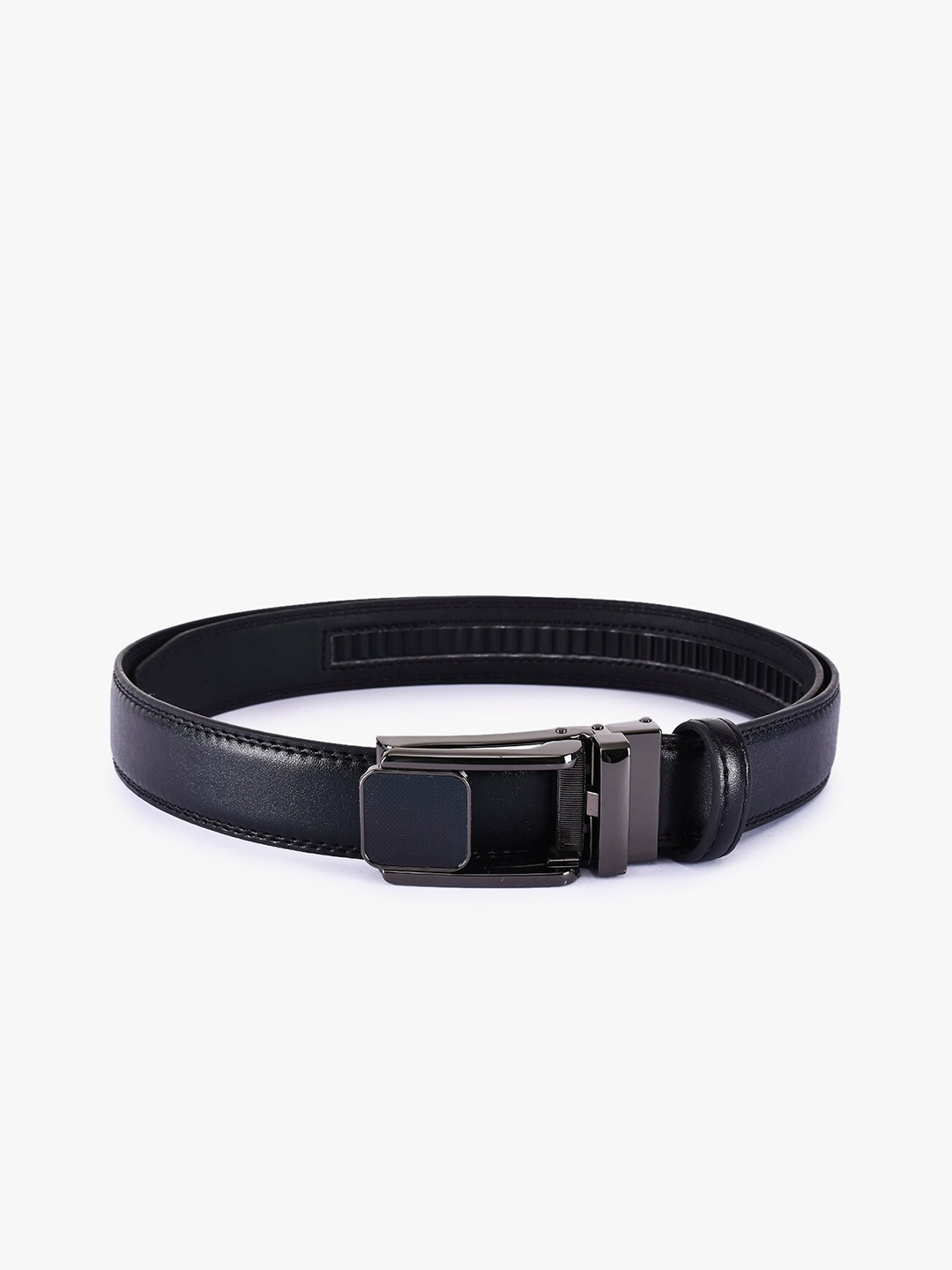 

BuckleUp Men Black Formal Belt