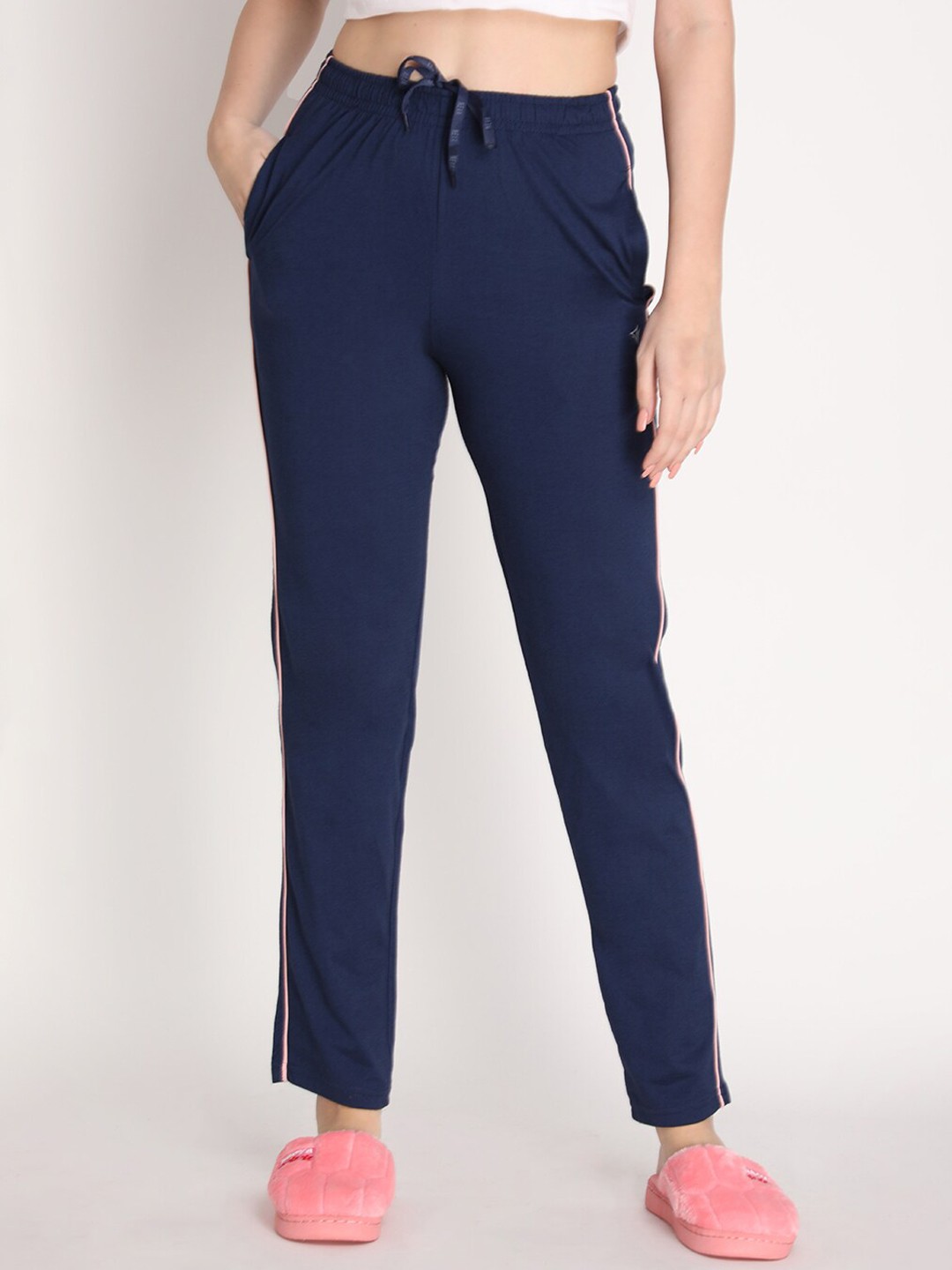 

NEVA Women Blue Solid Track Pants