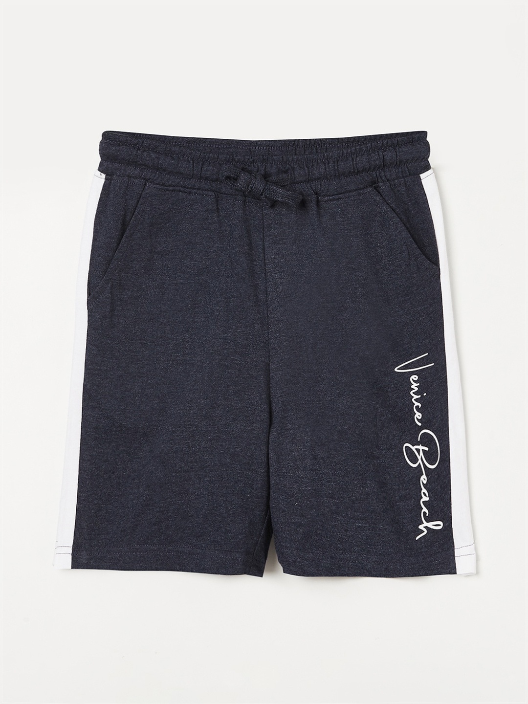 

Fame Forever by Lifestyle Boys Navy Blue Slim Fit Solid Shorts