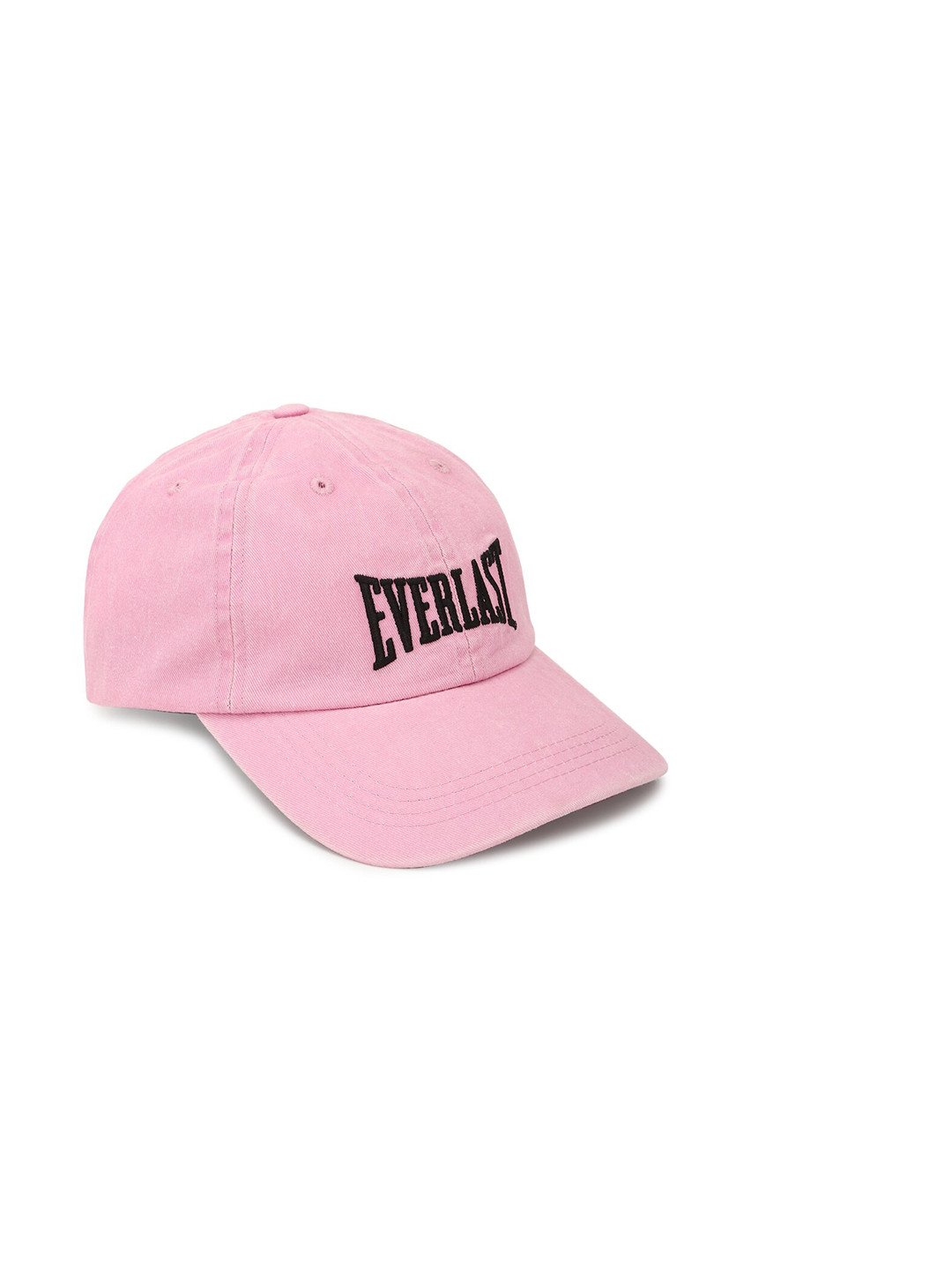 

FOREVER 21 Women Pink & Black Embroidered Cotton Baseball Cap