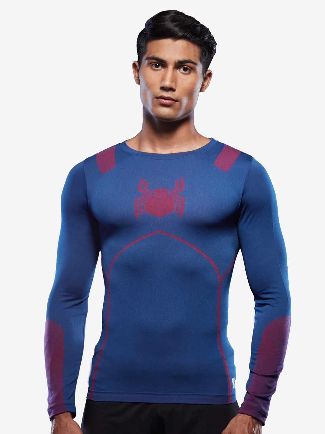 

The Souled Store Men Blue Spider-Man T-shirt