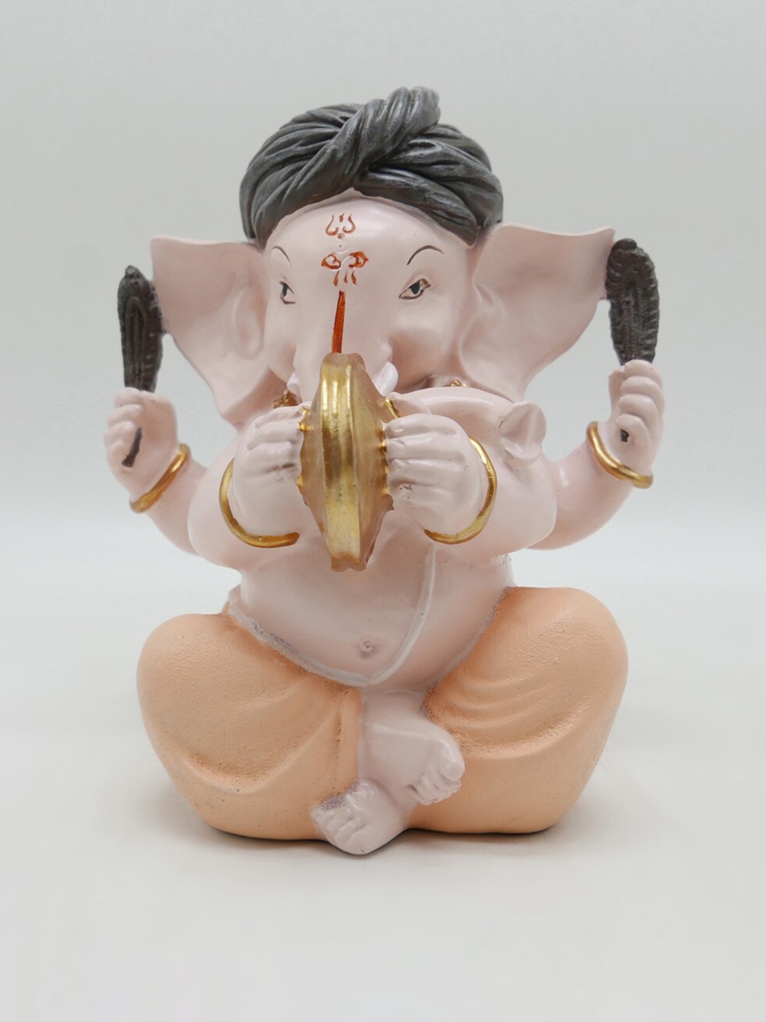 

Home Centre Multicolored Ganesha Figurine Showpiece, Multi