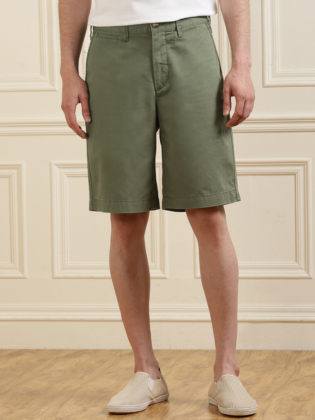 

Polo Ralph Lauren Men Green Casual Knee Length Shorts