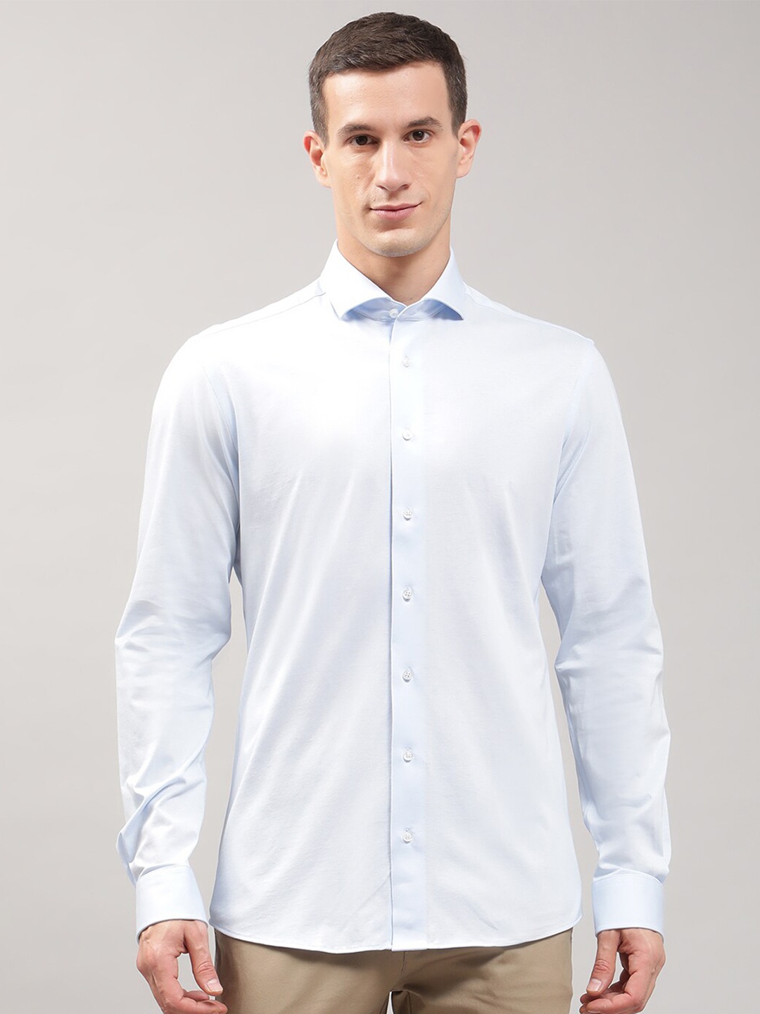 

Bruun & Stengade Men Blue Slim Fit Pure Cotton Casual Shirt
