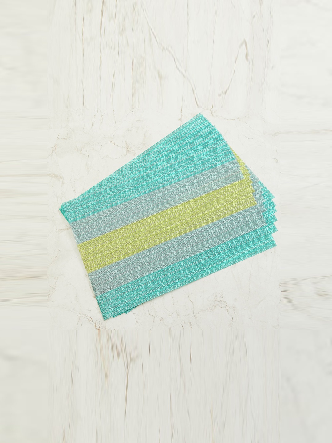 

Home Centre Eden Blue & Green Set of 6 Textured Placemats