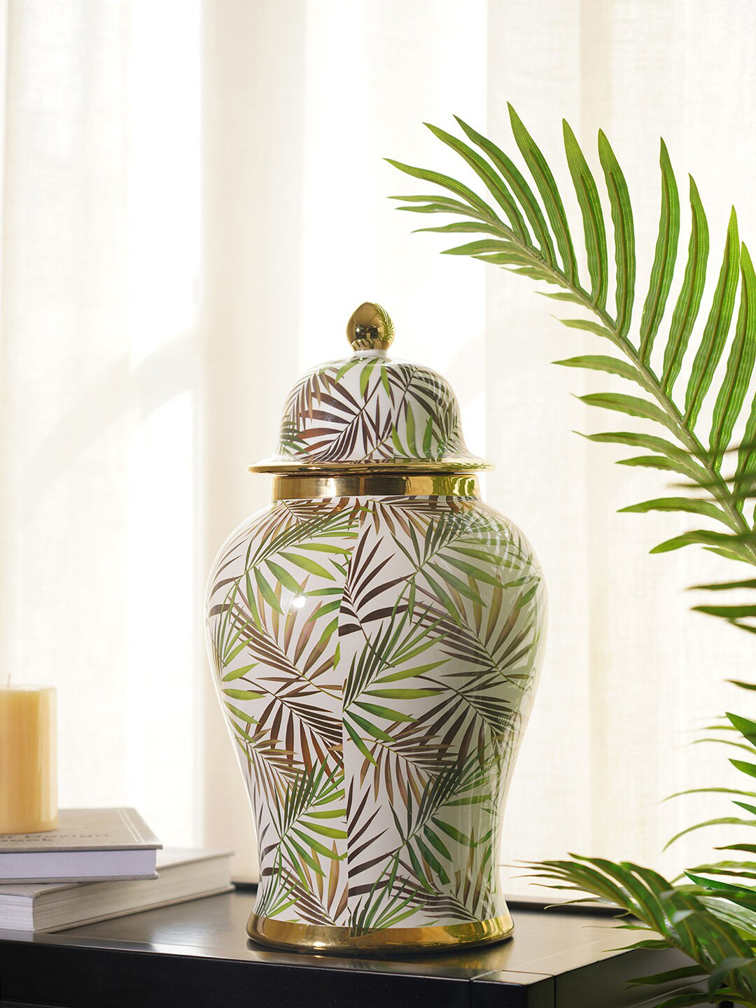 

Pure Home and Living Assorted Floral Print Large Botanical Canister