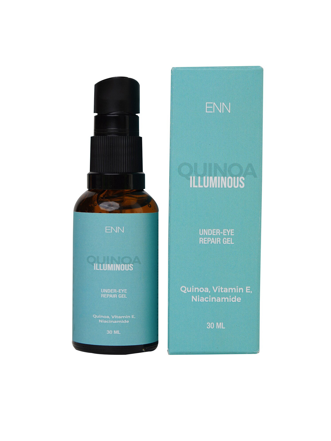 

ENN Illuminous Under Eye Repair Gel for Dark Circles with Quinoa & Niacinamide - 30 ml, Blue
