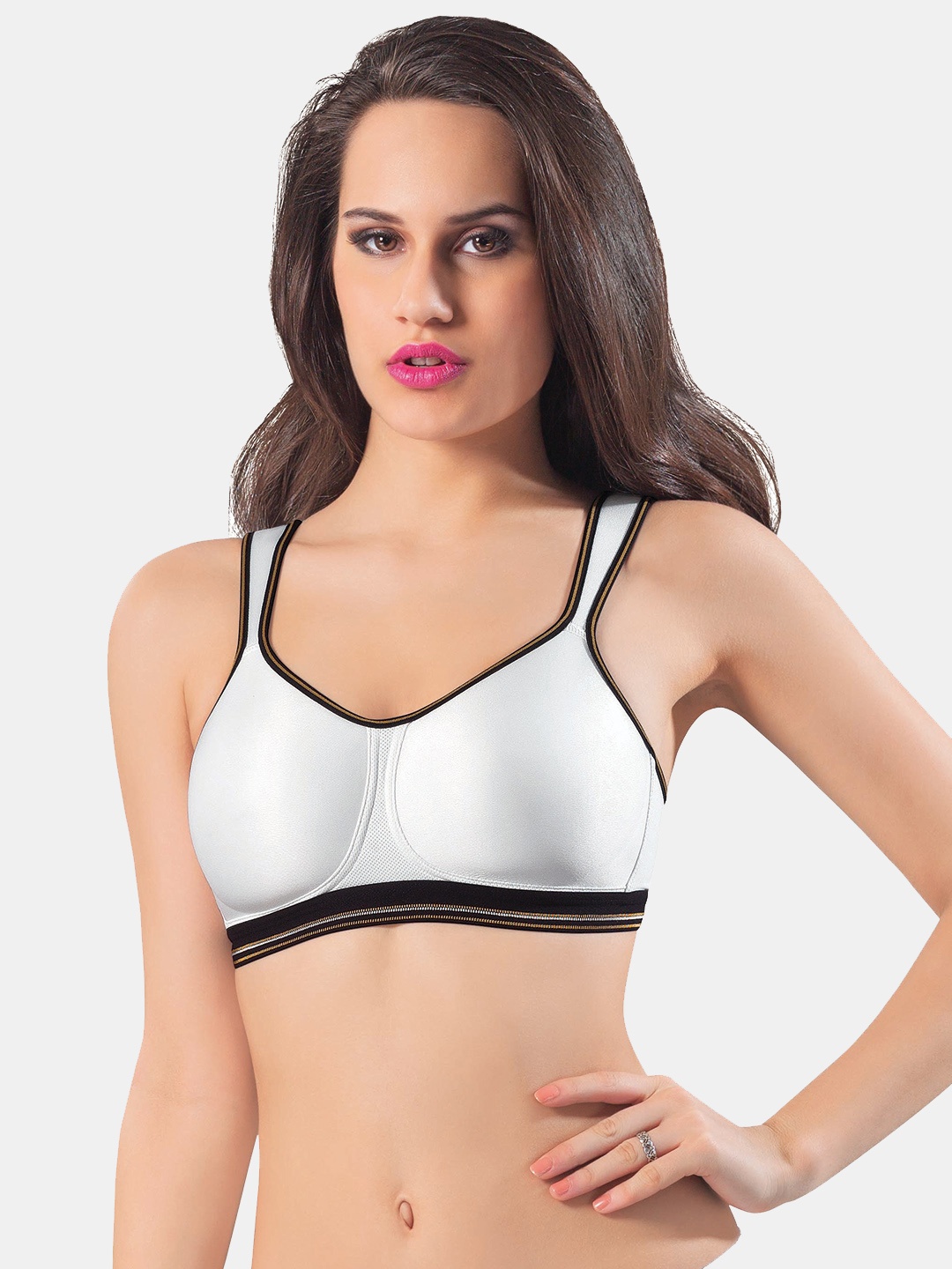 

Dazzle White & Black Bra