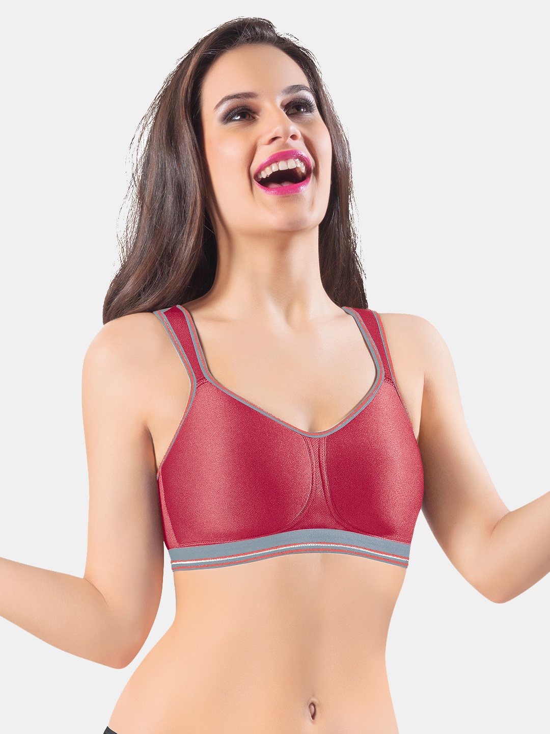 

Dazzle Pink & Grey Bra