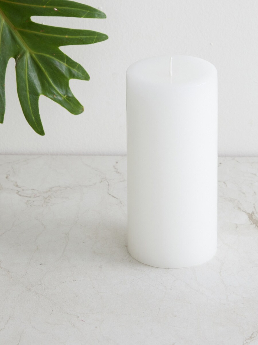 

Home Centre White Solid Wax Candle