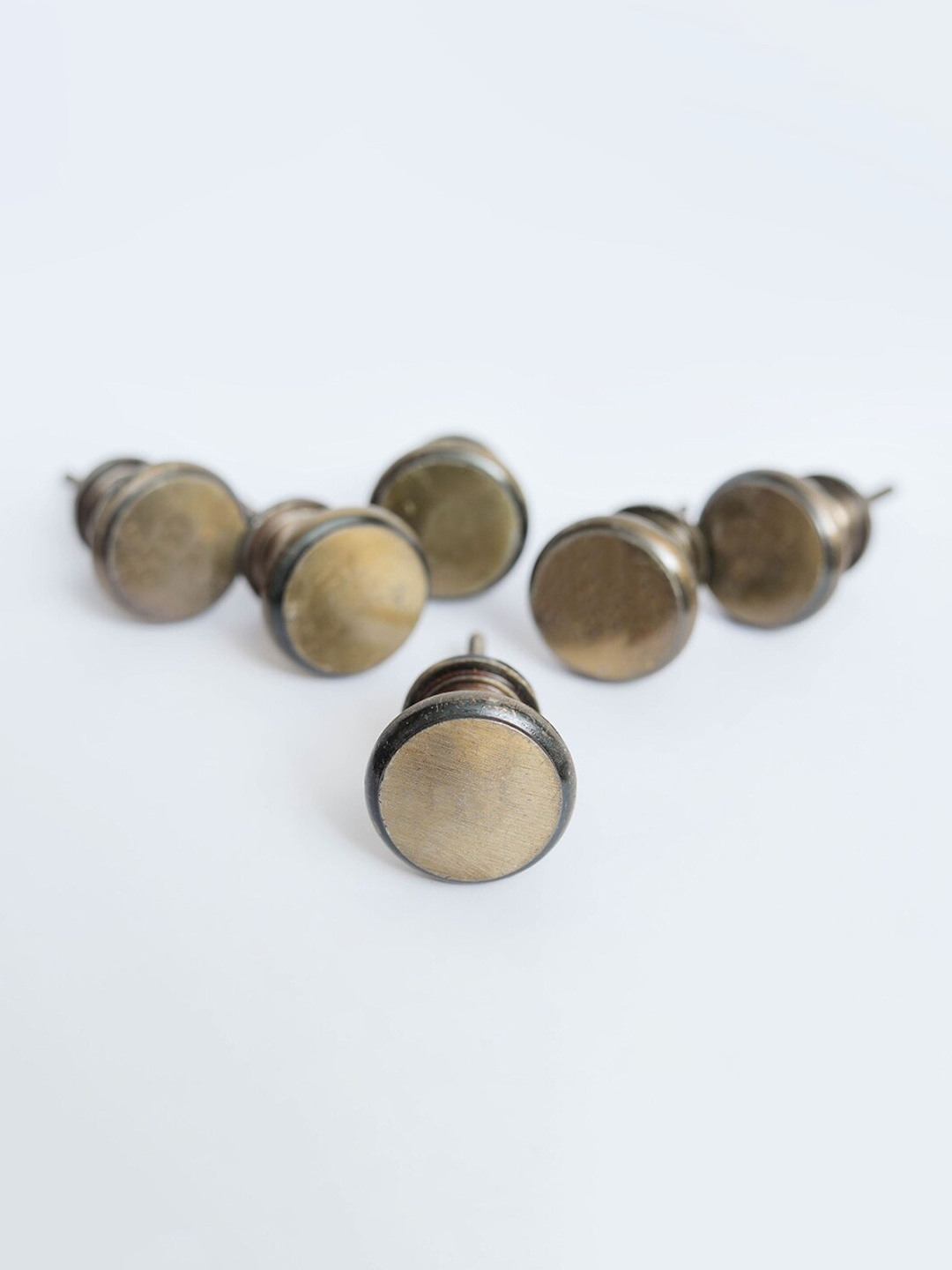 

Home Centre Set of 6 Brown Corsica Venice Metal Drawer Knobs