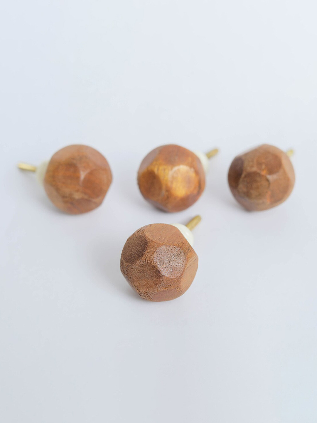 

Home Centre Set of 6 Brown Wooden Drawer Knob