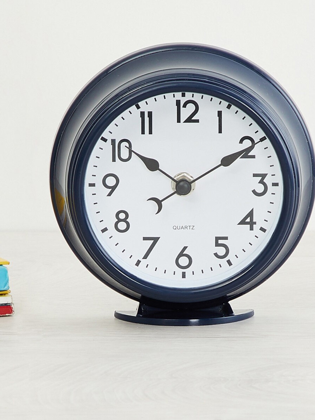 

Home Centre Blue & White Colour Connect Contemporary Table Clock