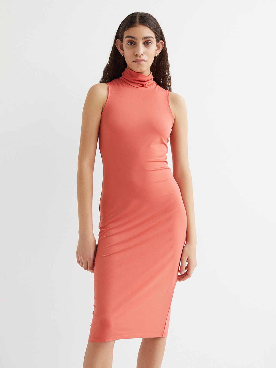 

H&M Women Orange Bodycon Dress