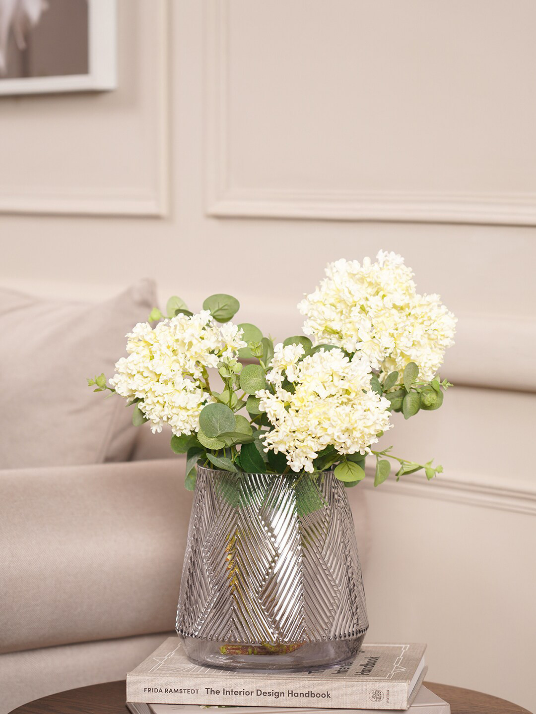

Pure Home and Living Grey Textured Glass Vase