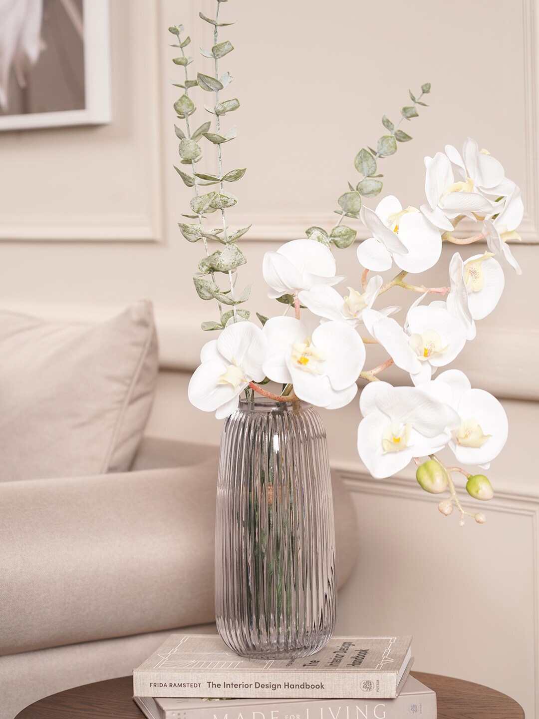 

Pure Home and Living Grey Textured Glass Vases