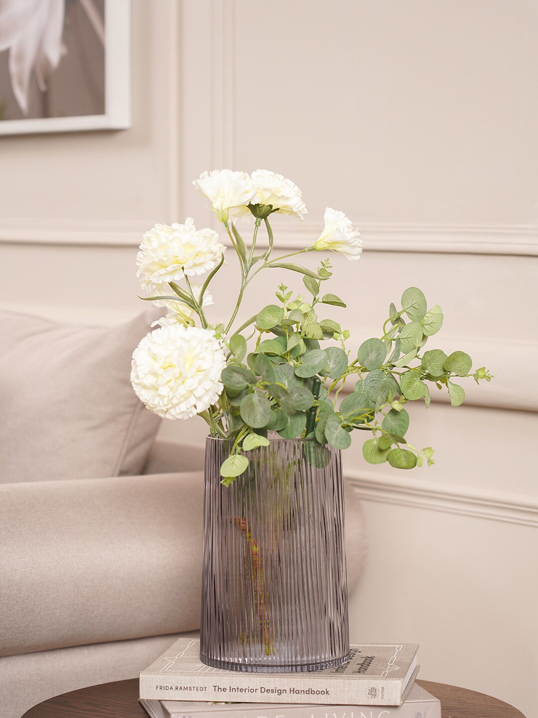 

Pure Home and Living Grey Textured Glass Vase