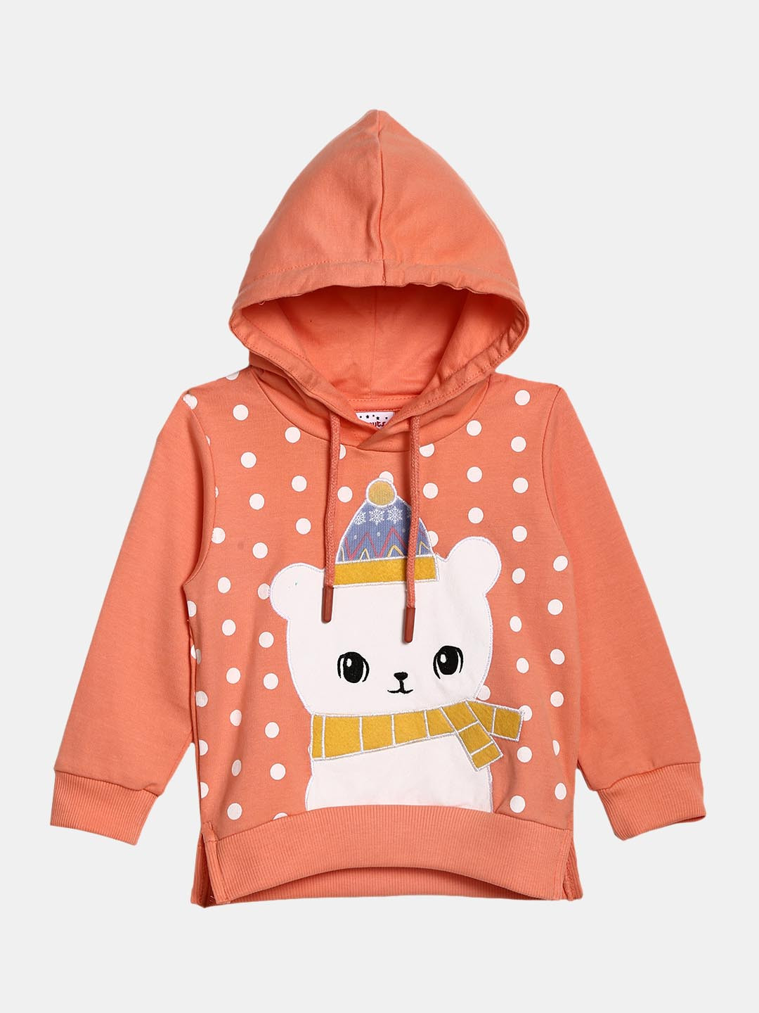 

V-Mart Girls Coral Graphic Printed Cotton T-shirt