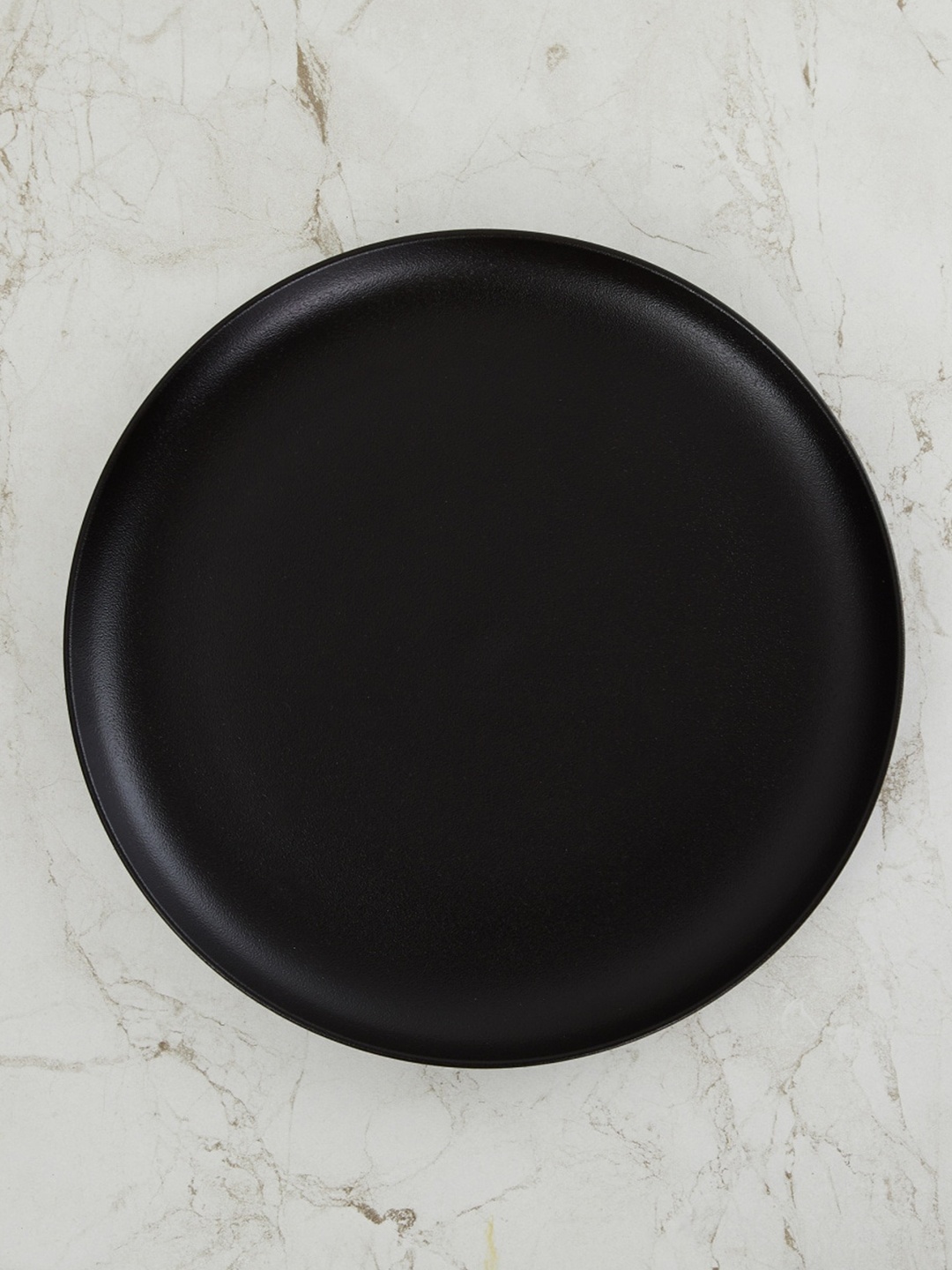 

Home Centre Black Solid Porcelain Dinner Plate